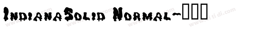 IndianaSolid Normal字体转换